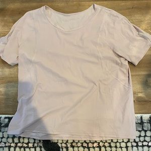 Lululemon running crop tee